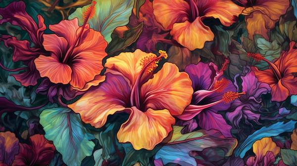 Hibiscus Landscape Wallpapers